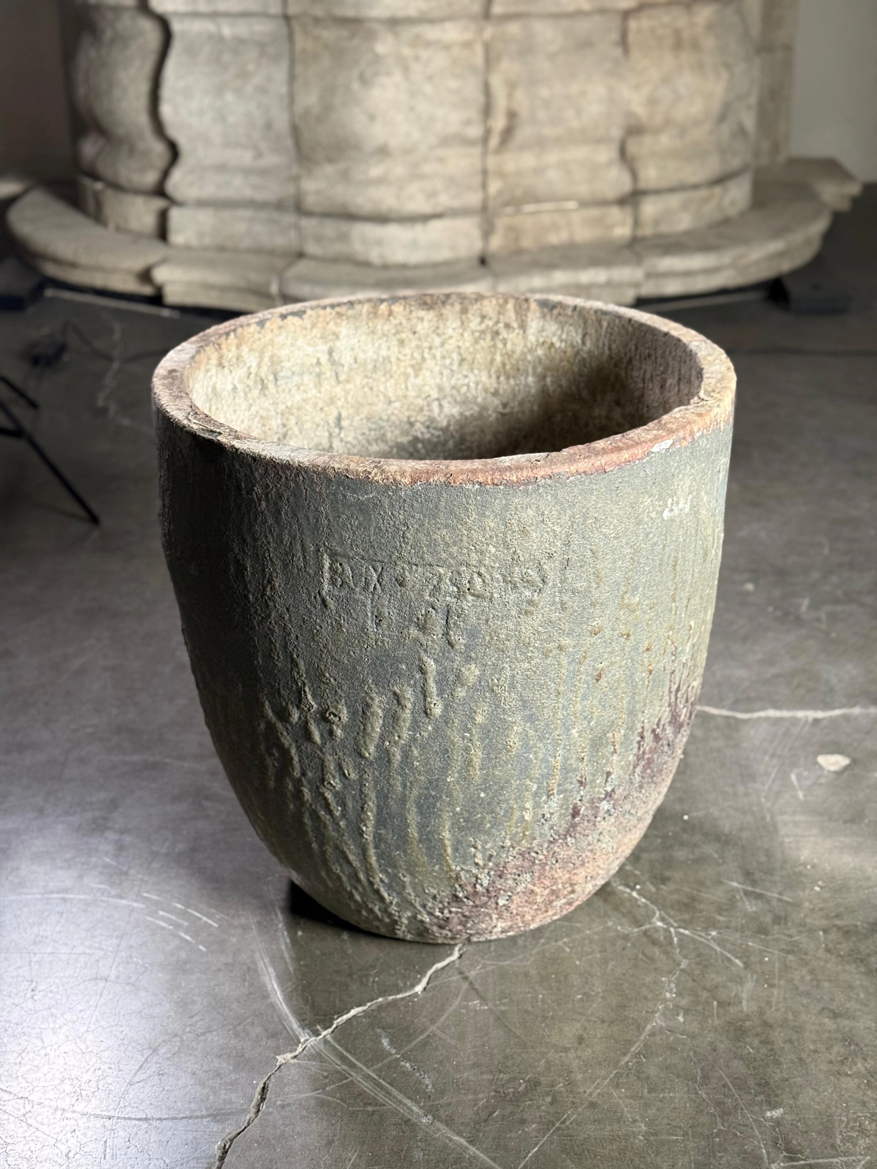 French Antique Foundry Crucibles (Pair) - Image 11